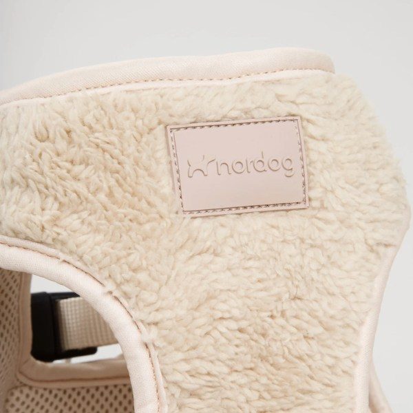 Nordog Fluffy Park // Weiches Hundegeschirr für kleine Hunde (Beige)
