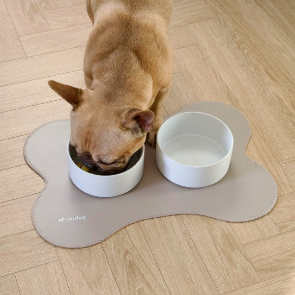 Nordog Tischset // Wasserfestes Tischset für Hundenäpfe (Cappuccino)