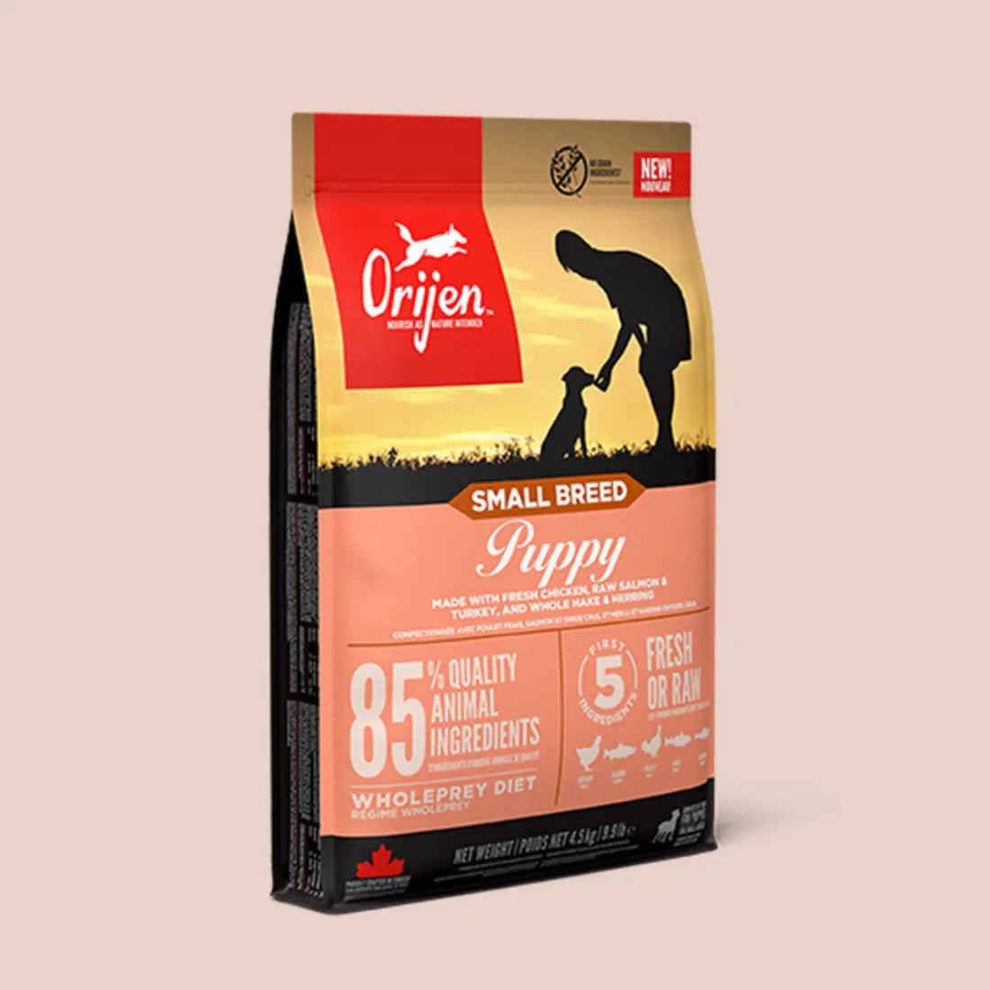 Orijen Puppy Small Breed // Trockenfutter für Welpen kleiner Rassen (1,8 kg)