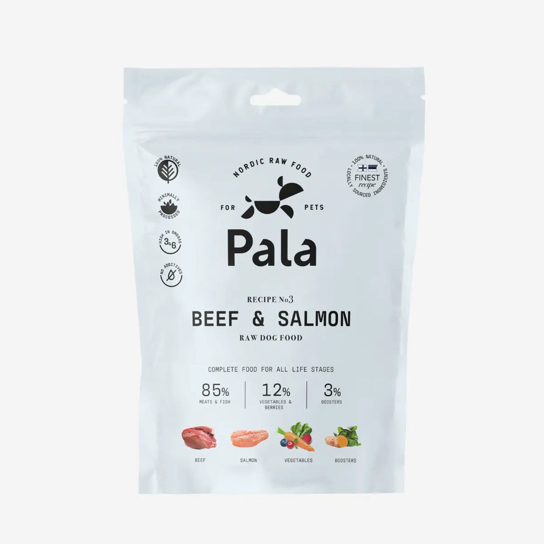 Pala Rezept 3 // Weiches Hundefutter für wählerische Hunde (Rind, Lachs)
