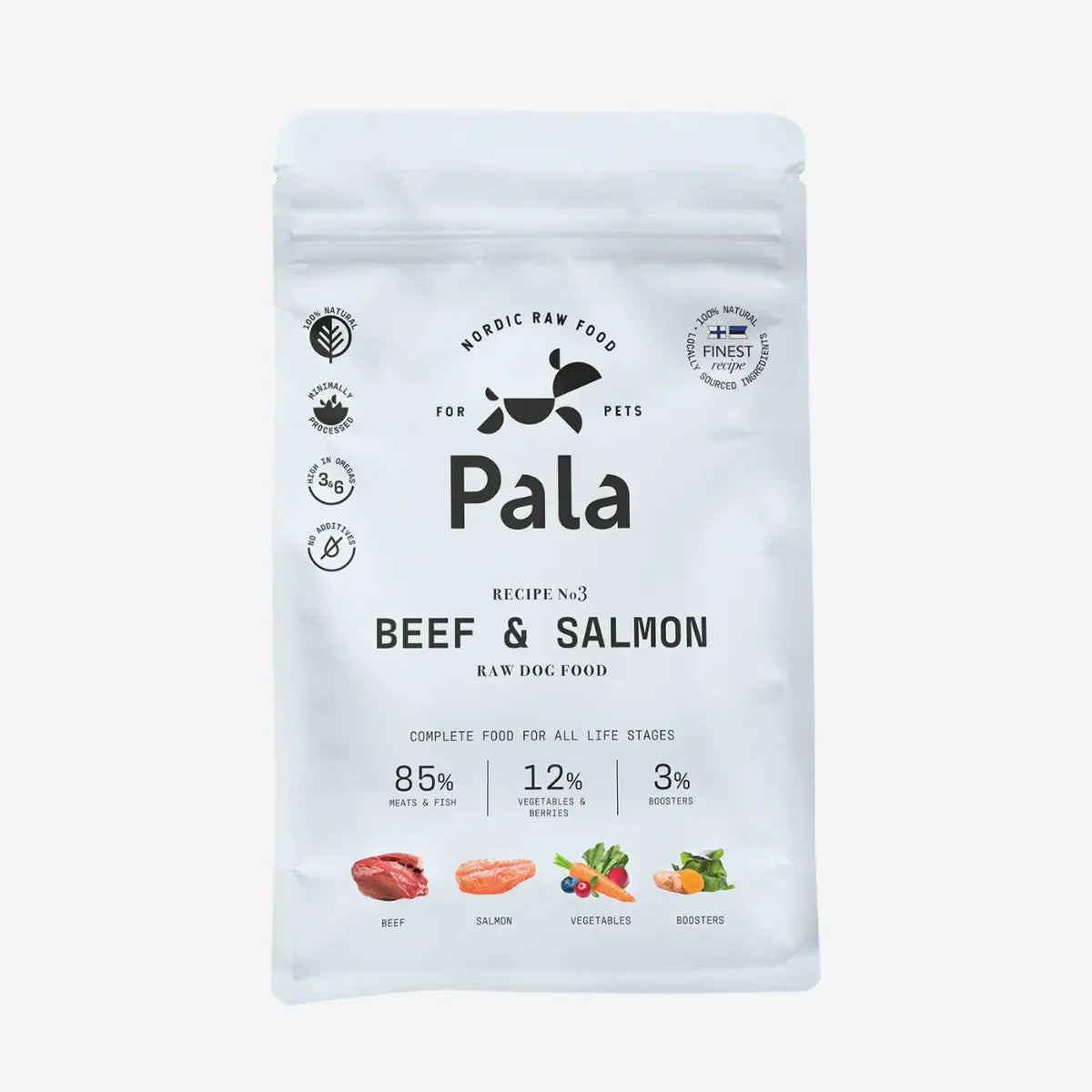 Pala Rezept 3 // Weiches Hundefutter für wählerische Hunde (Rind, Lachs)