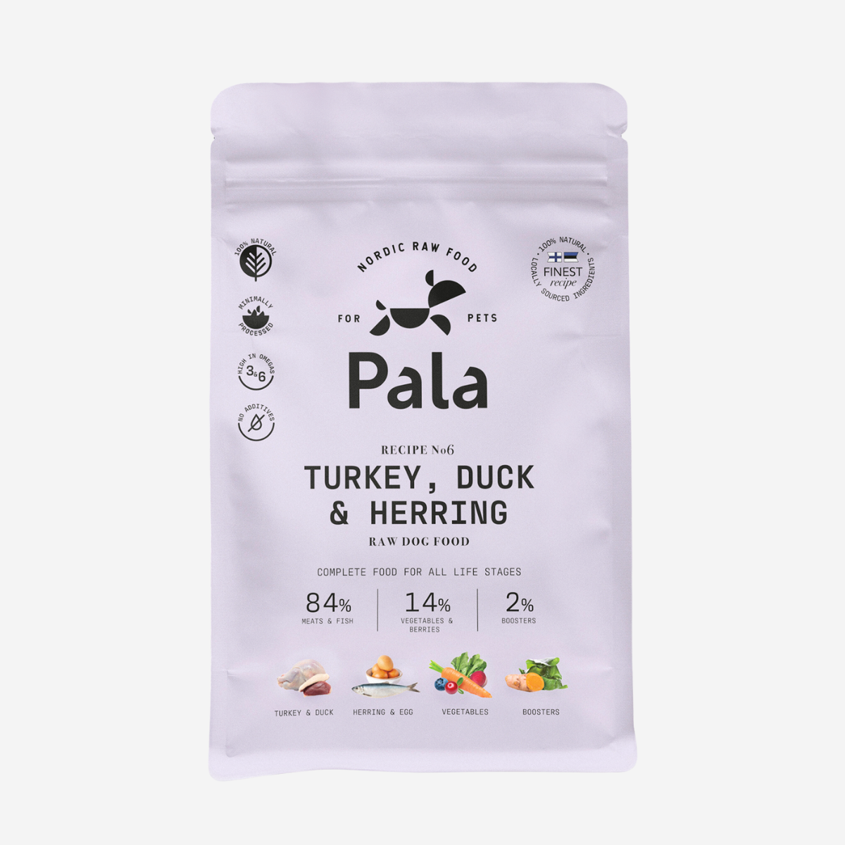 Pala Rezept 6 // Weiches Hundefutter für wählerische Hunde (Truthahn, Ente &amp; Hering)