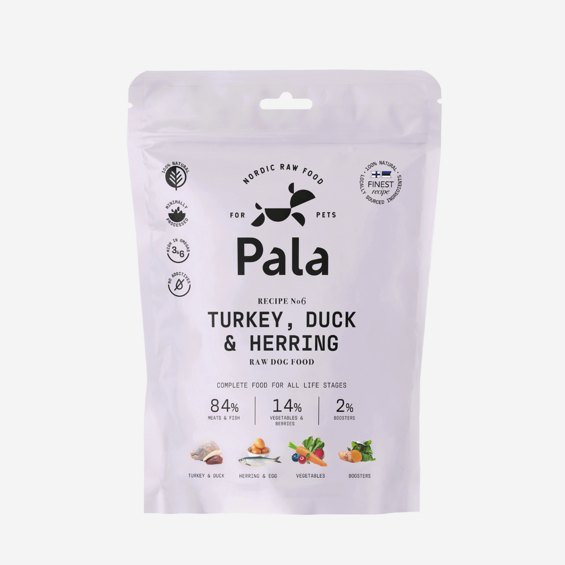 Pala Rezept 6 // Weiches Hundefutter für wählerische Hunde (Truthahn, Ente &amp; Hering)