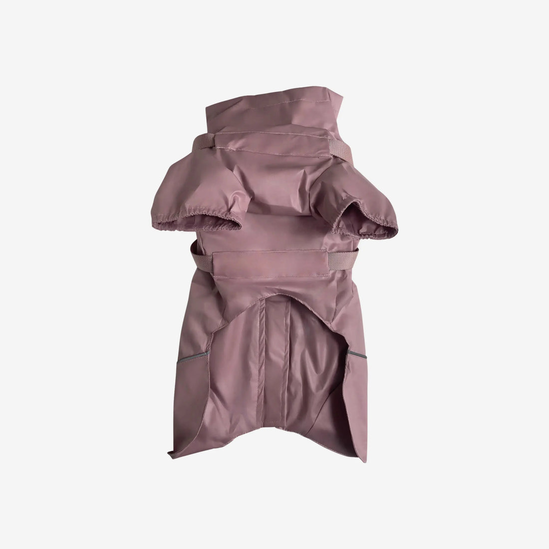 Puppy Bohème // Step-in Hunderegenjacke mit Geschirr (Beere)