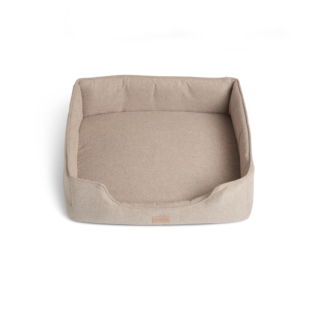 Shiro &amp; Malou Mansion // Hundebett mit hohem Rand (beige)