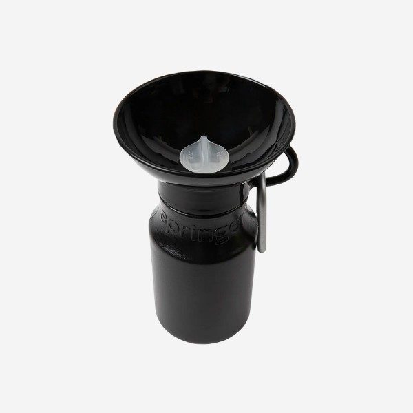 Springer Bottle Mini // Trinkflasche für Hunde (schwarz)