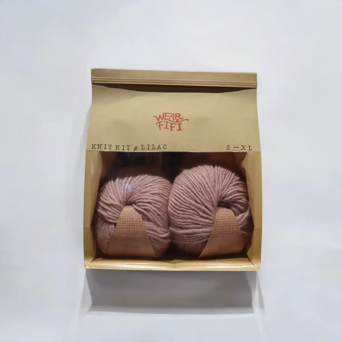 WEAR FIFI Strickset // Flauschiger Hundepullover zum Selberstricken (lila)