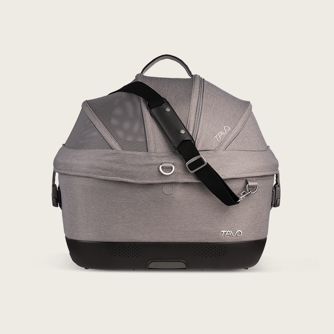 Tavo Dupree // Crashgetestete Hundetasche für Flugzeuge und Autos mit ISOFIX (Onyx) 