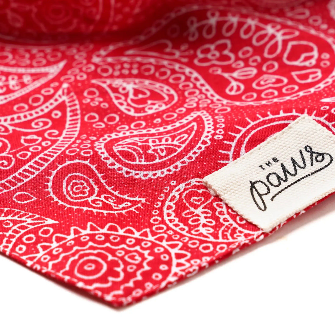 Paisley Rodeo // Hundehalstuch im Paisleymuster (rot)