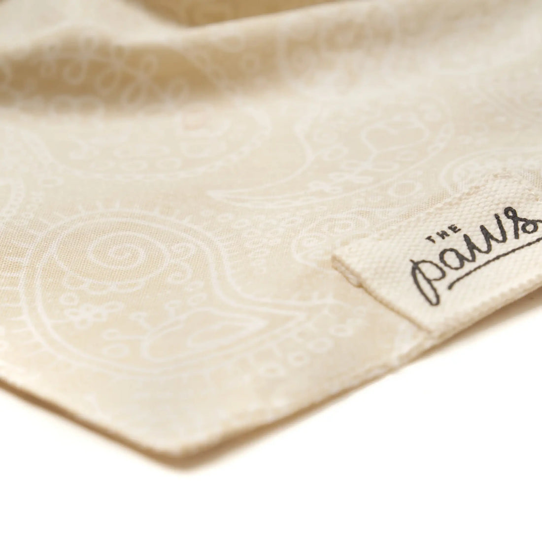 Paisley Tale // Hundehalstuch im Paisleymuster (beige) Groß