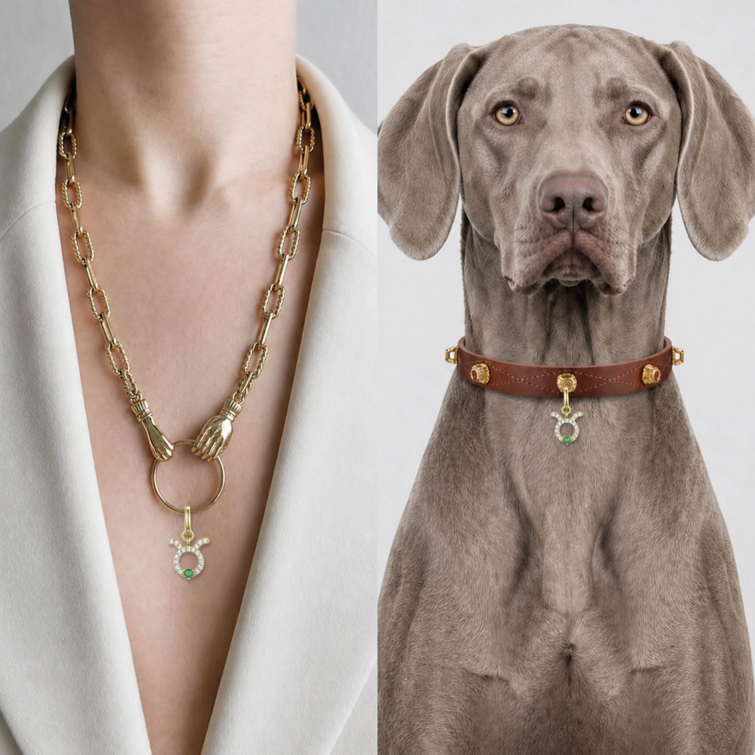 Unleash Cph Taurus Charm // Vedhæng til hundehalsbånd (tyr)