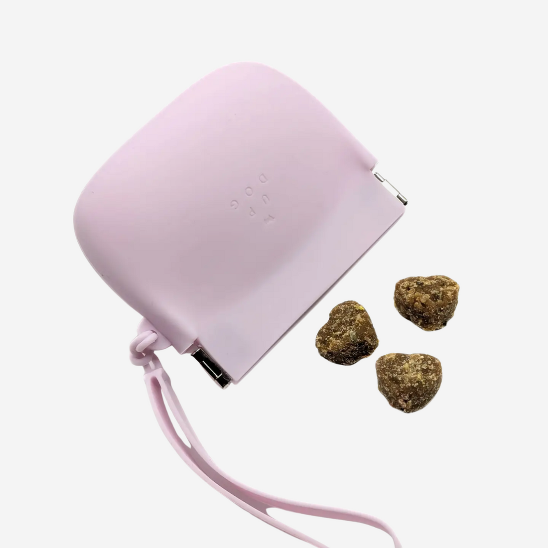 Up Dog Pouch // Kleine Leckerlitasche aus Silikon (lila)