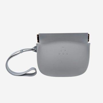 Up Dog Pouch // Kleine Leckerlitasche aus Silikon (grau)