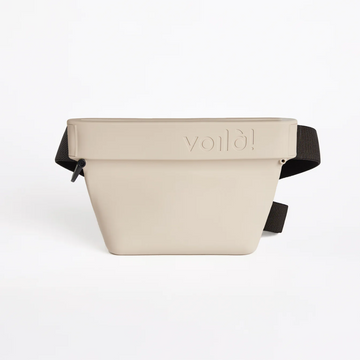 Voila Ultimate Treat Pouch // Silikone bæltetaske til godbidder (stone)