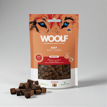 Woolf Soft Beef // Weiche und natürliche Leckerlis (Rind)