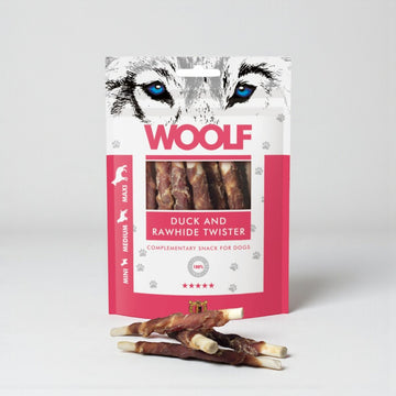 Woolf Duck Twister // Kausnack mit Rinderhaut und Ente