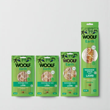Woolf Noohide Lamb // Gesunder und knuspriger Kausnack (Lamm)