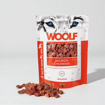 Woolf Salmon Chunkies // Weiche Trainingsleckerlis (Lachs)