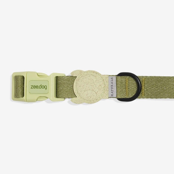 Zee.dog Moss // Verstellbares und weiches Halsband (hellgrün)