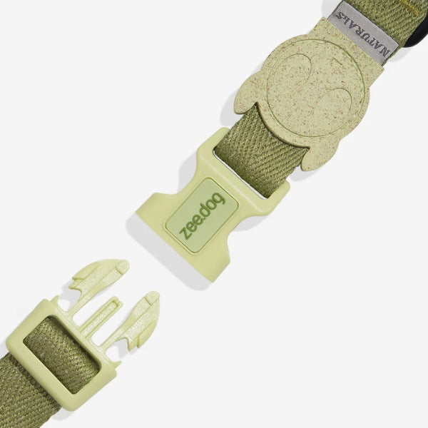 Zee.dog Moss // Verstellbares und weiches Halsband (hellgrün)