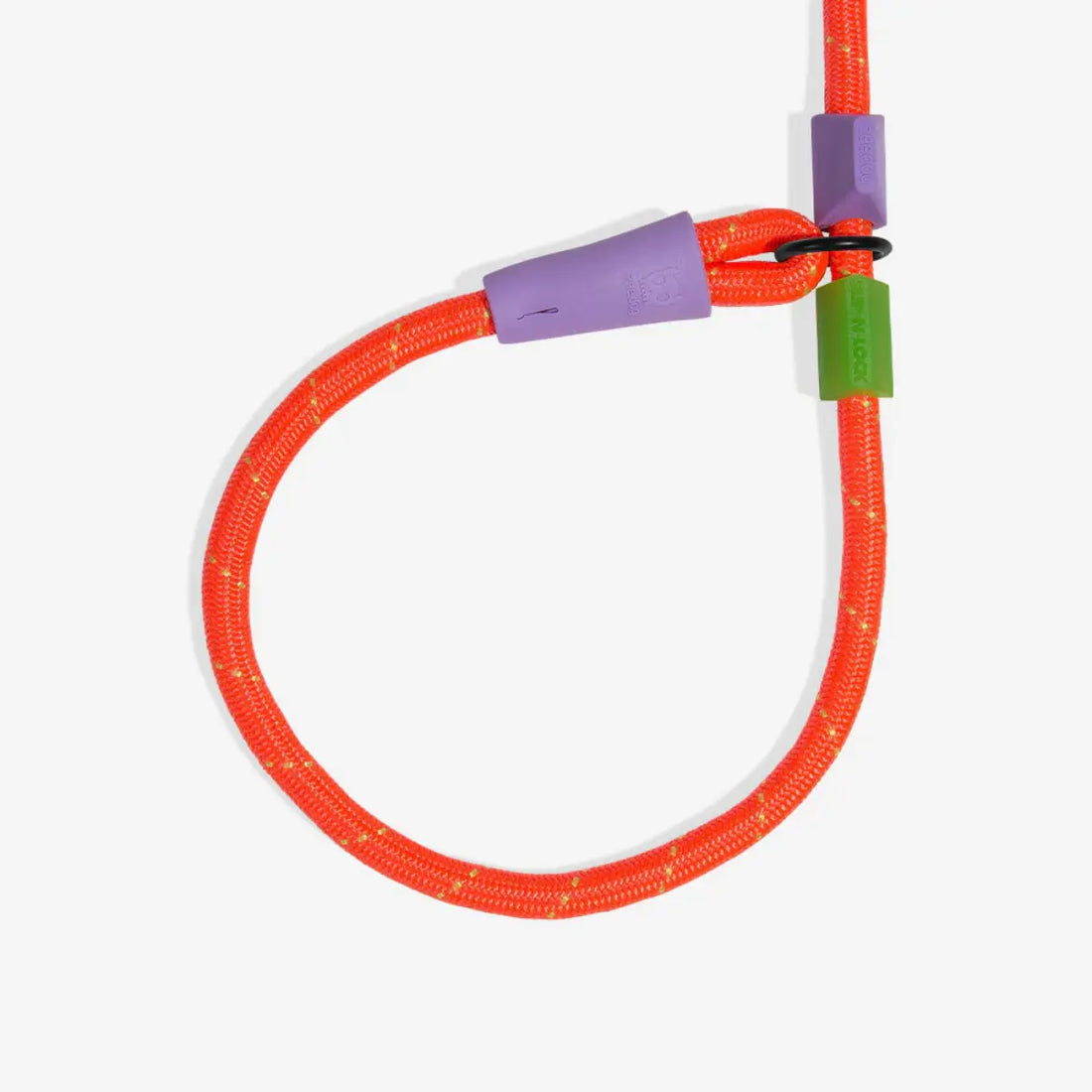 Zee.dog Schlupfleine // Retrieverleine mit Stopper (orange)