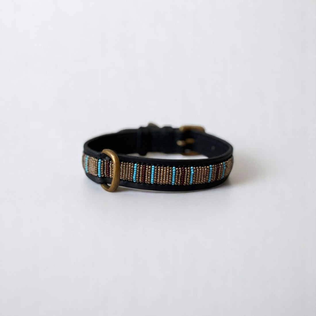 Zinj Blue Nile // Handgefertigtes Hundehalsband mit Perlen
